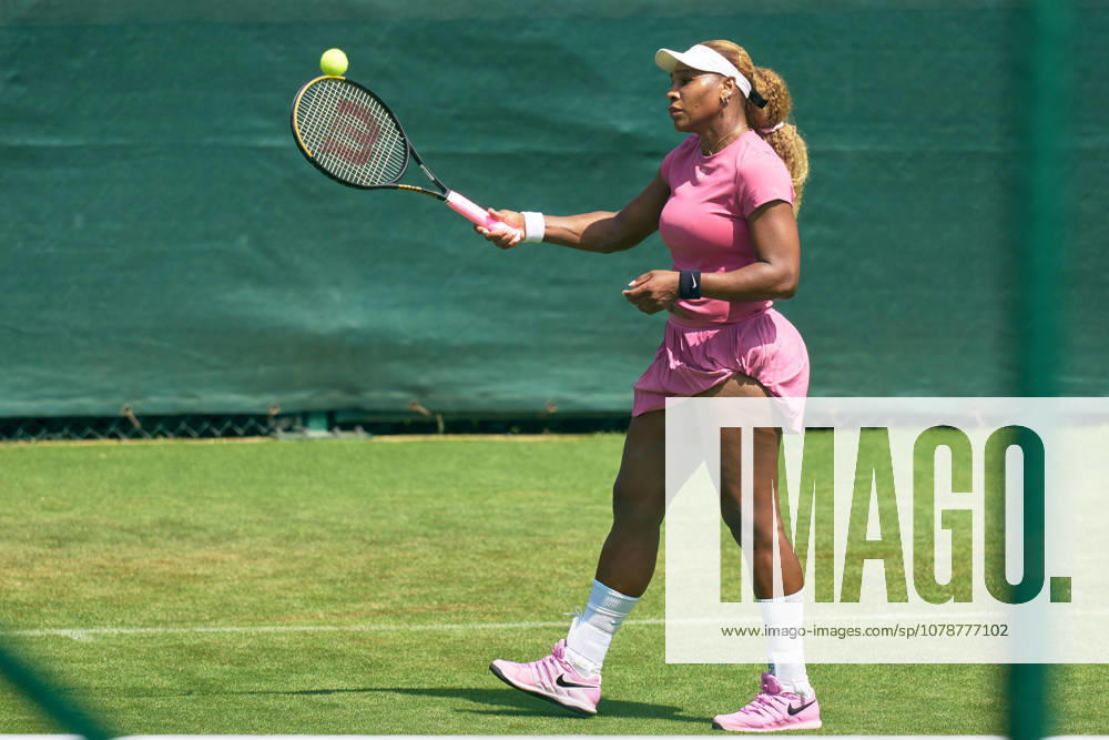 2026 Wimbledon, June 23, Practice LONDON, - JUNE 23: Serena Williams of the United States during the 2026 Wimbledon, June 23, Practice at The all England club, Wimbledon on June 23, 2026 in London, GBR. London The all England club, Wimbledon GBR