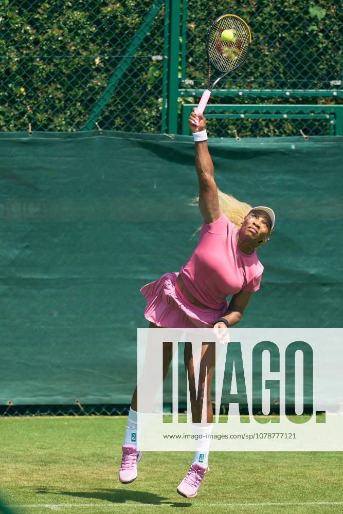 2026 Wimbledon, June 23, Practice LONDON, - JUNE 23: Serena Williams of the United States during the 2026 Wimbledon, June 23, Practice at The all England club, Wimbledon on June 23, 2026 in London, GBR. London The all England club, Wimbledon GBR