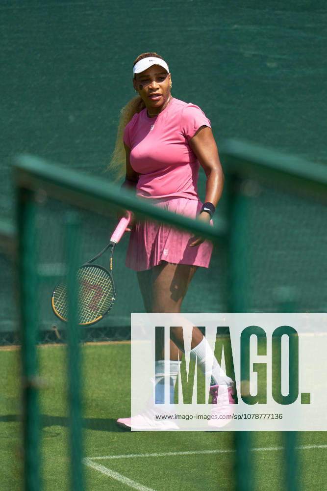 2026 Wimbledon, June 23, Practice LONDON, - JUNE 23: Serena Williams of the United States during the 2026 Wimbledon, June 23, Practice at The all England club, Wimbledon on June 23, 2026 in London, GBR. London The all England club, Wimbledon GBR
