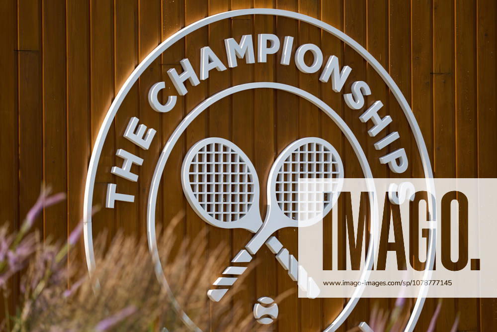 2026 Wimbledon, June 23, Practice LONDON, - JUNE 23: New signage seen during the 2026 Wimbledon, June 23, Practice at The all England club, Wimbledon on June 23, 2026 in London, GBR. London The all England club, Wimbledon GBR