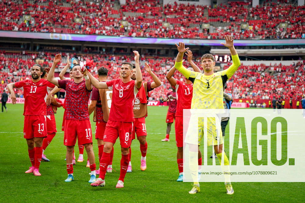 Canada Soccer 2026 FIFA World Cup Group Stage Switzerland vs. Canada BC Place Stadium Vancouver, British Columbia Gregor Kobel Switzerland, 1 Remo Freuler Switzerland, 8 Ruben Vargas Switzerland, 17 Ricardo Rodriguez Ricardo Rodriguez Switzerland, 13 Joy, Emotions, Cheers