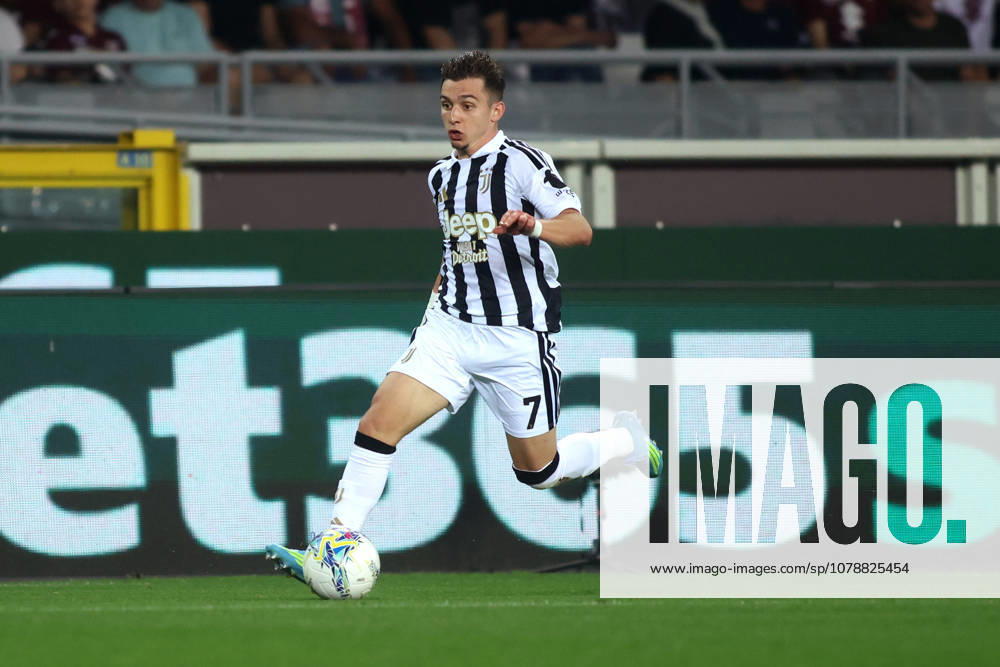 2026-05-24 Torino FC v Juventus FC - Serie A TURIN, ITALY - MAY 24: Francisco Conceicao of Juventus FC during the Serie A match between Torino FC and Juventus FC at Stadio Olimpico di Torino on May 24, 2026 in Turin, Italy. (Photo by Nderim Kaceli BSR Agency) Turin Italy Content not available for redistribution in The Netherlands directly or indirectly through any third parties.