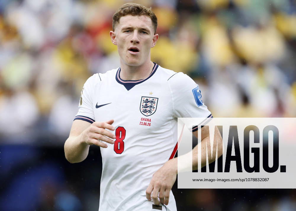 England v Ghana: Group L - FIFA World Cup, WM, Weltmeisterschaft, Fussball 2026 Elliot Anderson of England in action during the FIFA World Cup 2026 Group L match between England and Ghana at Boston Stadium on June 23, 2026 in Foxborough, United States. Foxborough Boston Stadium MA United States