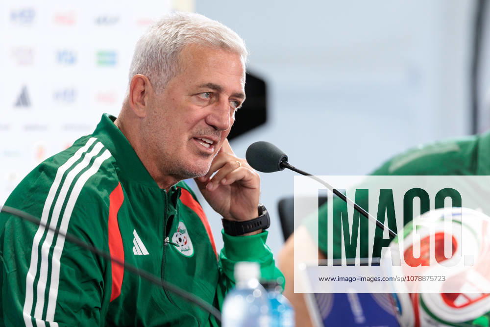 SOCCER - FIFA World Cup, WM, Weltmeisterschaft, Fussball 2026 KANSAS CITY,MISSOURI,USA,26.JUN.26 - SOCCER - FIFA World Cup 2026, group stage, Algeria vs Austria, preview, press conference, PK, Pressekonferenz team ALG. Image shows head coach Vladimir Petkovic (ALG). GEPAxpictures Rauthner