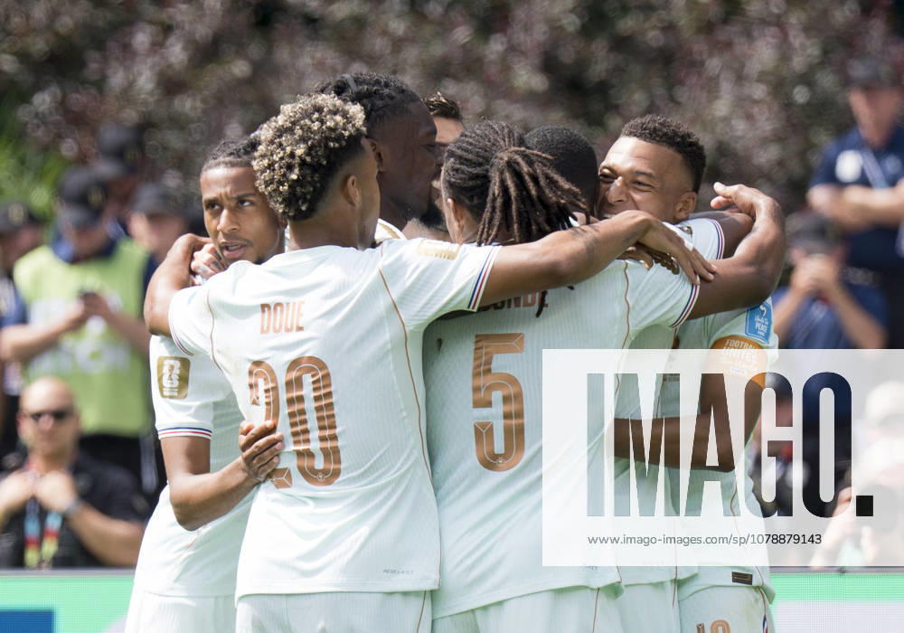 Celebration after Ousmane Dembele s goal to make it 0–1 France, 7, celebrating, cheered, cheers, emotions, celebrate FIFA World Cup 2026 Norway vs. France June 26, 2026, FIFA World Cup 2026 Norway vs. France, Group I, Matchday 3 at Boston Stadium in Foxborough, Massachusetts, USA
