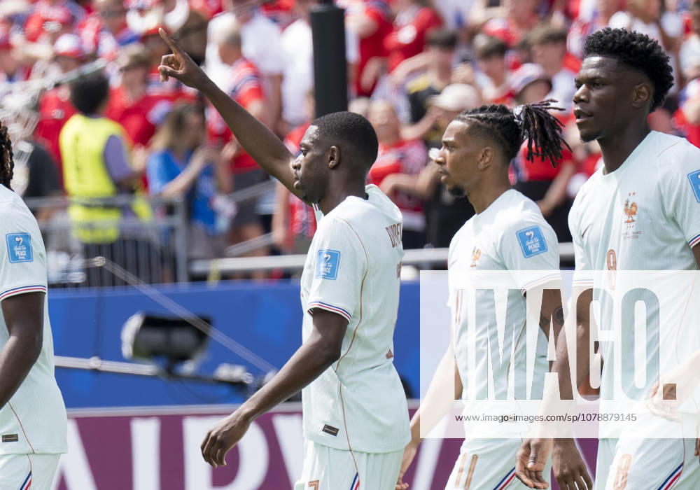 Celebration after Ousmane Dembele s goal to make it 0–1 France, 7, celebrating, cheered, cheers, emotions, celebrate FIFA World Cup 2026 Norway vs. France June 26, 2026, FIFA World Cup 2026 Norway vs. France, Group I, Matchday 3 at Boston Stadium in Foxborough, Massachusetts, USA