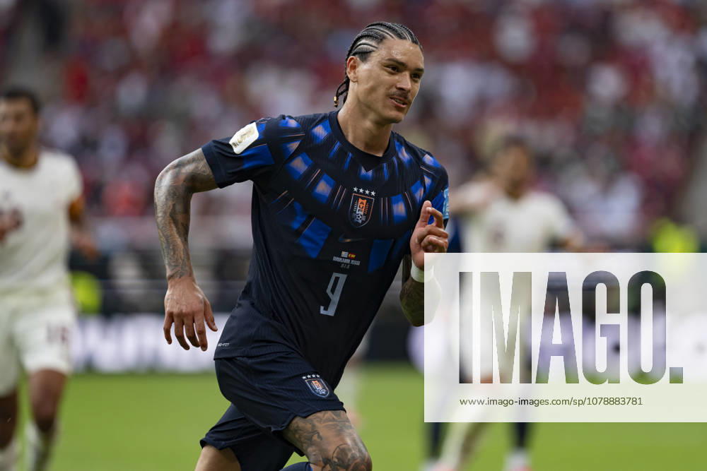 Darwin Nunez seen during FIFA World Cup, WM, Weltmeisterschaft, Fussball 2026 game between national teams of Uruguay and Spain (Edmund Wong Ball Raw Images) Zapopan Estadio Guadalajara Mexico