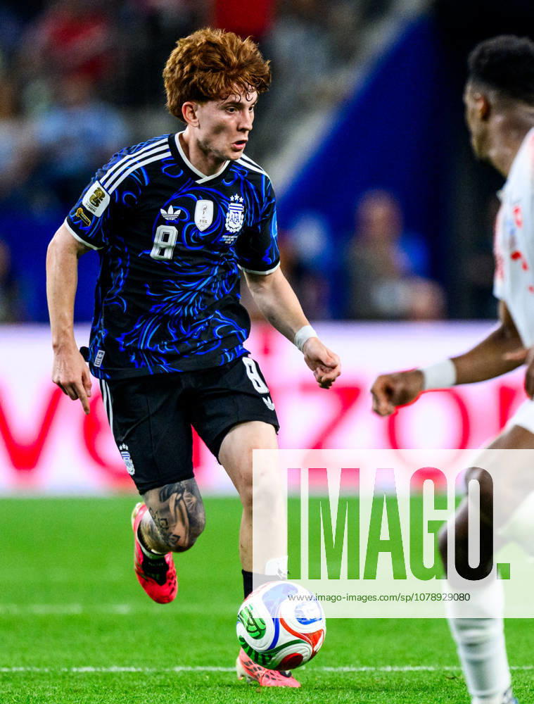 Valentin Barco of Argentina during the 2026 FIFA World Cup soccer match between Jordan and Argentina on June 27, 2026 in Dallas. Photo by Ludvig Thunman, BILDBYRAN. Code: LT LT0808. soccer, football, soccer World Cup, 2026 FIFA World Cup, Day 17, bbeng
