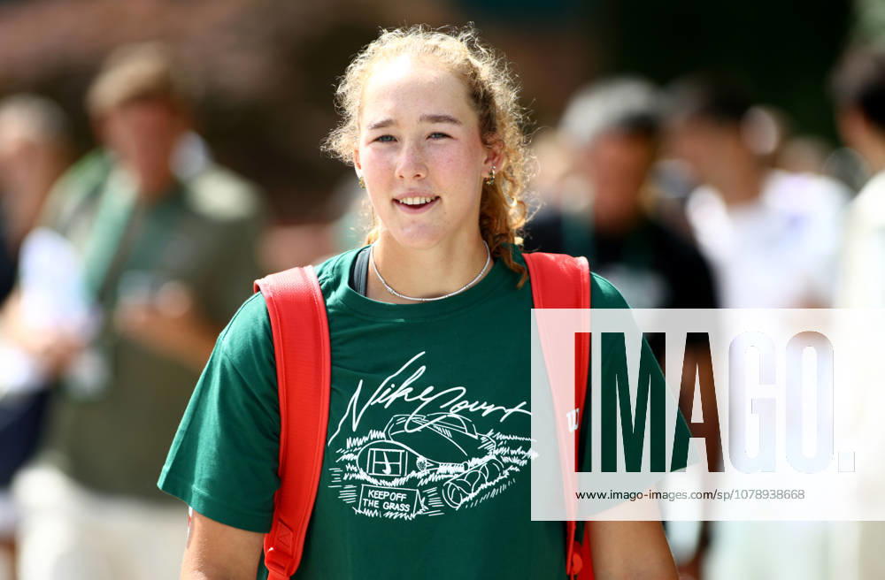 Mirra Andreeva seen before practice. Wimbledon Tennis Championships, Practice and Previews, The All England Lawn Tennis and Croquet Club, London, UK - 28 Jun 2026London The All England Lawn Tennis and United Kingdom