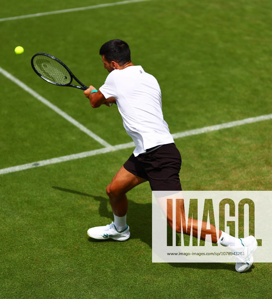 Novak Djokovic during practice. Wimbledon Tennis Championships, Practice and Previews, The All England Lawn Tennis and Croquet Club, London, UK - 28 Jun 2026London The All England Lawn Tennis and United Kingdom
