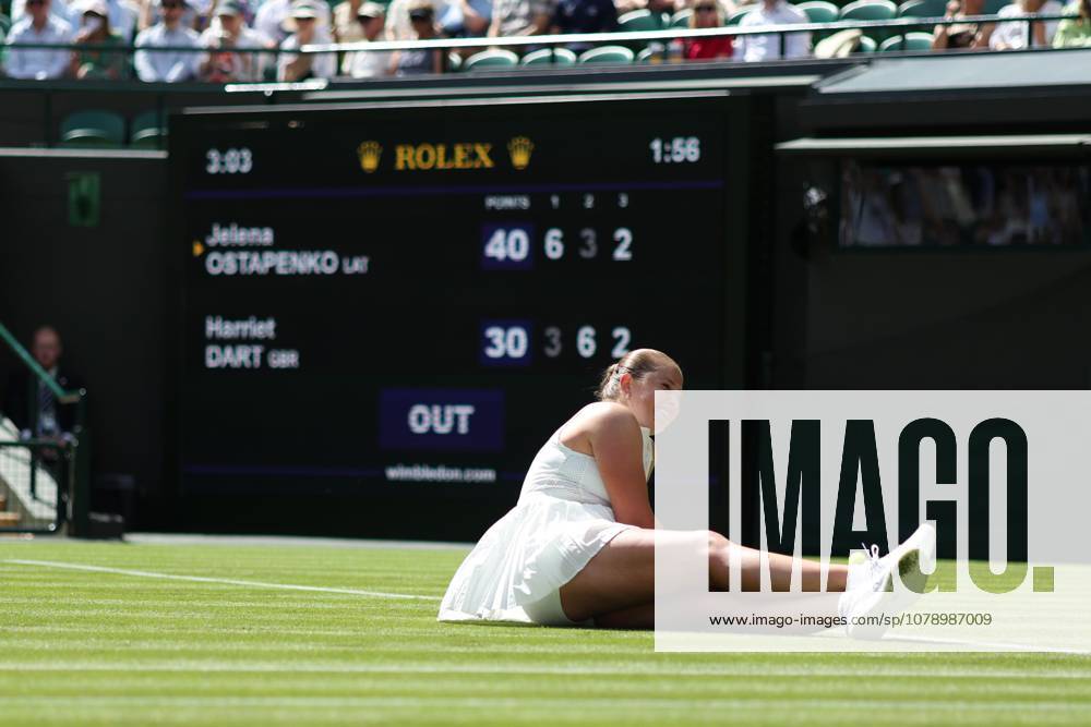 Jelena Ostapenko during her first round match Wimbledon Tennis Championships, Day 1, The All England Lawn Tennis and Croquet Club, London, UK - 29 Jun 2026London The All England Lawn Tennis and United Kingdom