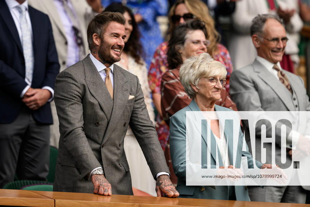 Sir David Beckham on the first day of Wimbledon on June 29, 2026, in London. Photo by Jesper Zerman, BILDBYRAN, code JZ JZ0743, tennis, Wimbledon, 1 bbeng