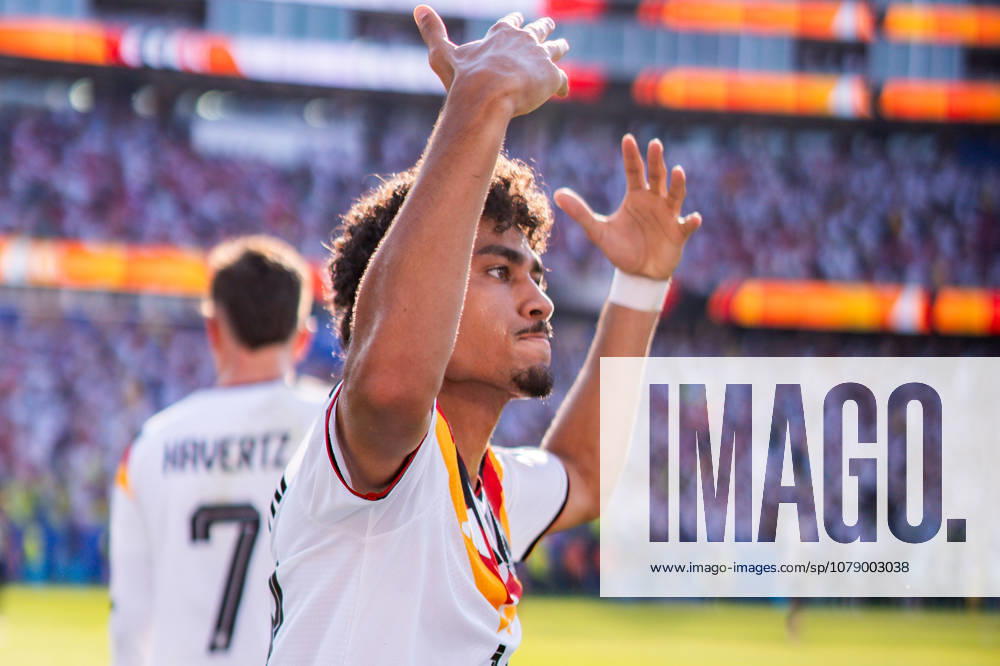 2026 FIFA World Cup, Round of 32, Germany vs. Paraguay, June 29, 2026, Boston Stadium Goal to make it 1–1 by Kai Havertz (Germany), Aleksandar Pavlovic (Germany), Leroy Sané (Germany), Jonathan Tah (Germany), Joshua Kimmich (Germany), Nathaniel Brown (Germany)