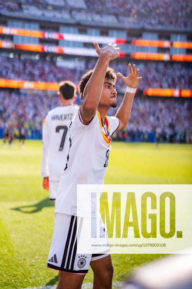 2026 FIFA World Cup, Round of 32, Germany vs. Paraguay, June 29, 2026, Boston Stadium Goal to make it 1–1 by Kai Havertz (Germany), Aleksandar Pavlovic (Germany), Leroy Sané (Germany), Jonathan Tah (Germany), Joshua Kimmich (Germany), Nathaniel Brown (Germany)