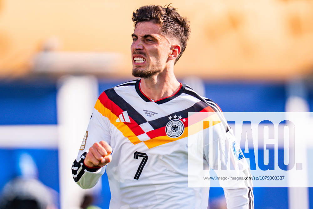 2026 FIFA World Cup, Round of 32, Germany vs. Paraguay, June 29, 2026, Boston Stadium: Kai Havertz scores the 1-1 goal for Germany