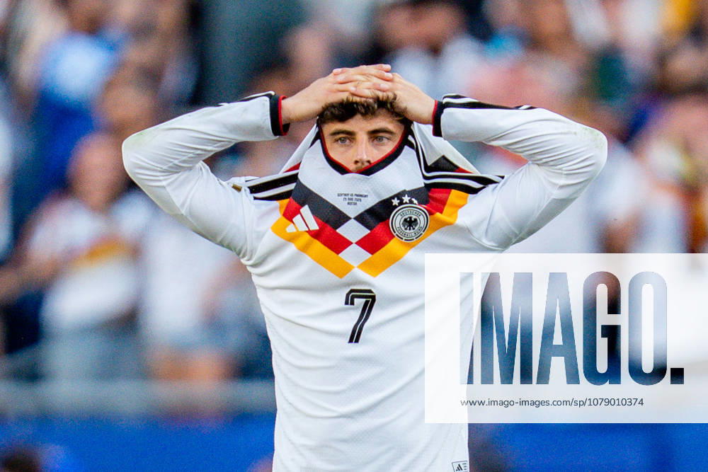 2026 FIFA World Cup, Round of 32, Germany vs. Paraguay, June 29, 2026, Boston Stadium Nick Woltemade Germany Kai Havertz Germany dissatisfied unhappy sad disappointed