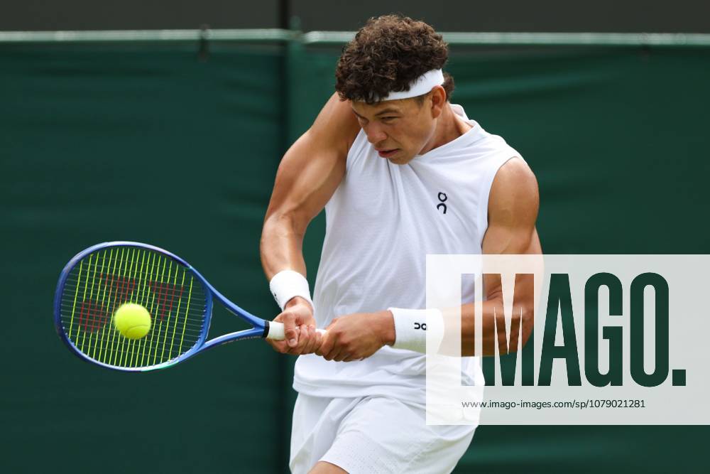 Ben Shelton during his first round match Wimbledon Tennis Championships, Day 2, The All England Lawn Tennis and Croquet Club, London, UK - 30 Jun 2026London The All England Lawn Tennis and United Kingdom