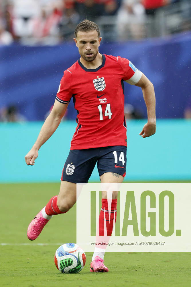 Panama v England: Group L - FIFA World Cup, WM, Weltmeisterschaft, Fussball 2026 Jordan Henderson of England on the ball during the FIFA World Cup 2026 Group L match between Panama and England at New York New Jersey Stadium on June 27, 2026 in East Rutherford, United States. East Rutherford New York New Jersey Stadium NJ United States