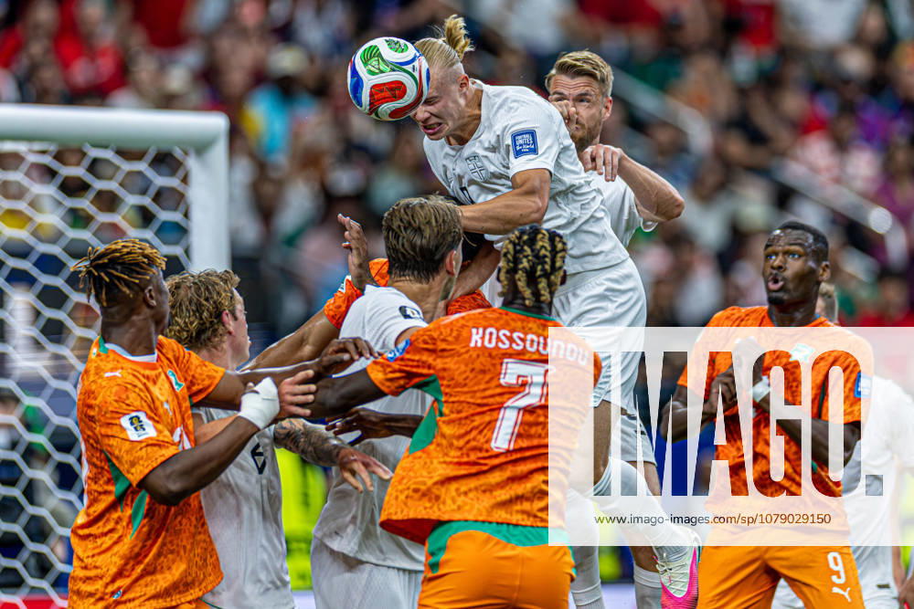 Ivory Coast vs. Norway , - 30.06.2026: IVORY COAST VS. NORWAY - Erling Haaland, during the match between Ivory Coast and Norway, valid for the round of 16 of the 2026 FIFA World Cup, WM, Weltmeisterschaft, Fussball held at AT&T Stadium, in Arlington, Texas, United States, this Tuesday (30). (Photo: Danilo Fernandes Fotoarena) x2975215x DaniloxFernandes