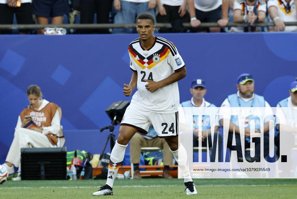 FOXBOROUGH, MA - JUNE 29: Malick Thiaw 24 of Germany during a FIFA World Cup, WM, Weltmeisterschaft, Fussball 2026 Round of 32 match between Germany and Paraguay on June 29, 2026 at Boston Stadium in Foxborough, Massachusetts. (Photo by Fred Kfoury III Icon Sportswire) SOCCER: JUN 29 FIFA World Cup 26 Round of 32 - Germany v Paraguay Icon482260629169