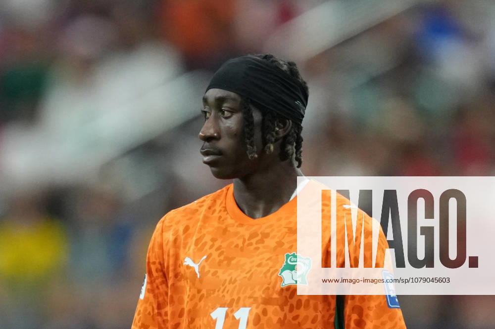 Yan Diomande of Ivory Coast watches the action during the match between Ivory Coast and Norway in the Round of 32 of the 2026 FIFA World Cup at Dallas Stadium in Arlington, United States, on June 30, 2026. Photo by DeFodi Images (Thor Wegner)
