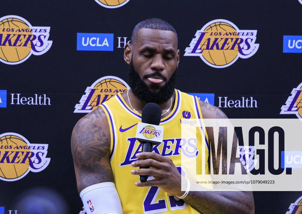 LeBron James will leave the Lakers after eight seasons, the longest continuous stint of his career with a single franchise. FILE PHOTO: LeBron James to Leave Lakers. FILE PHOTO: LeBron James 23 during the Los Angeles Lakers Media Day on Monday October 2, 2023 at UCLA Health Training Facility in El Segundo, California. JAVIER ROJAS PI BNS Los Angeles USA - ZUMAp124 20260630_zaa_p124_002