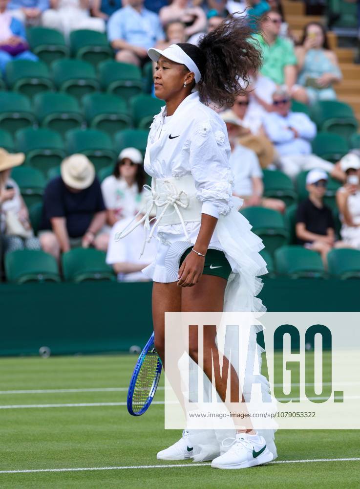 Nao warms up ahead of her during her second round match Wimbledon Tennis Championships, Day 3, The All England Lawn Tennis and Croquet Club, London, UK - 01 Jul 2026London The All England Lawn Tennis and United Kingdom