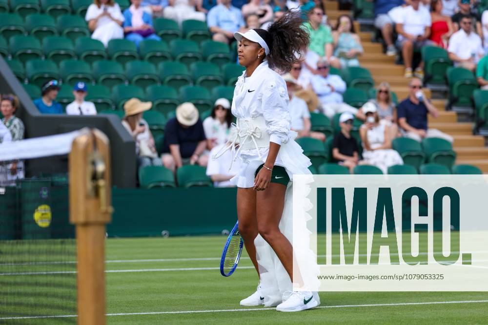 Nao warms up ahead of her during her second round match Wimbledon Tennis Championships, Day 3, The All England Lawn Tennis and Croquet Club, London, UK - 01 Jul 2026London The All England Lawn Tennis and United Kingdom