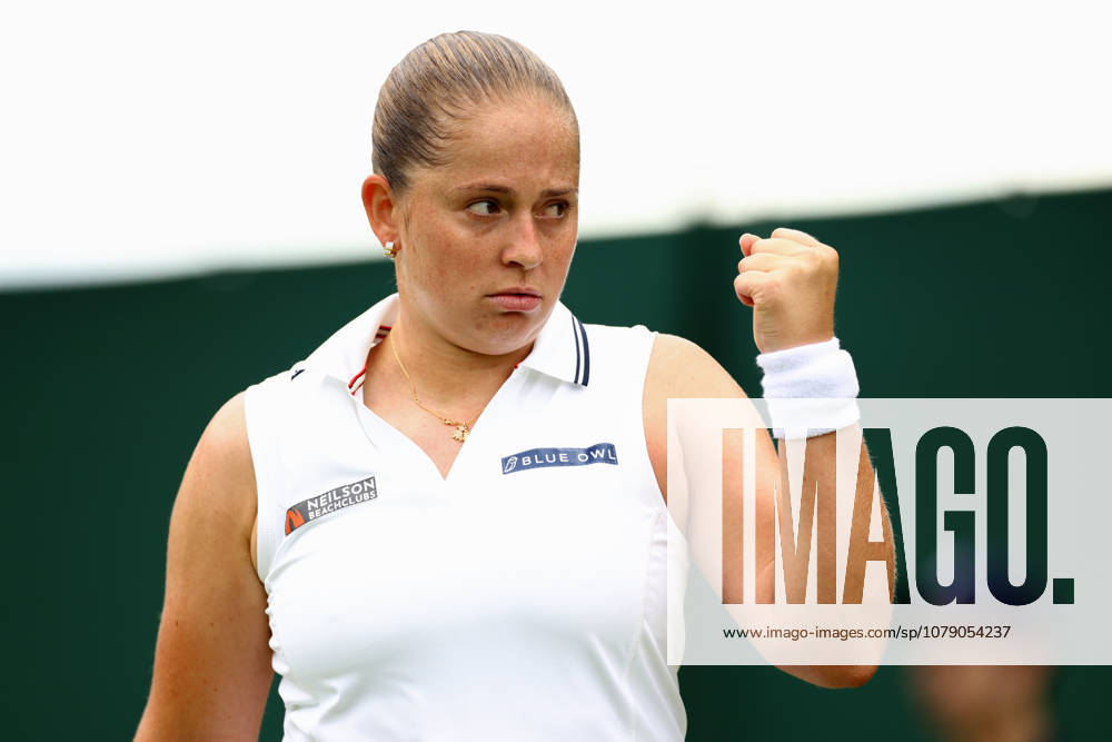 Jelena Ostapenko during her second round match Wimbledon Tennis Championships, Day 3, The All England Lawn Tennis and Croquet Club, London, UK - 01 Jul 2026London The All England Lawn Tennis and United Kingdom