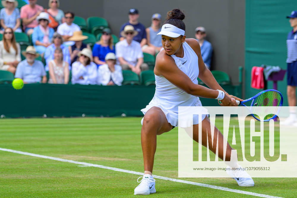 Day Three: The Championships - Wimbledon 2026 LONDON, ENGLAND JULY 01 - Naomi Osaka of Japan during her Ladies Single Second Round at The Wimbledon Lawn Tennis Championship at Wimbledon on July 01, 2026 in London, England. (Photo by Keeran Marquis)