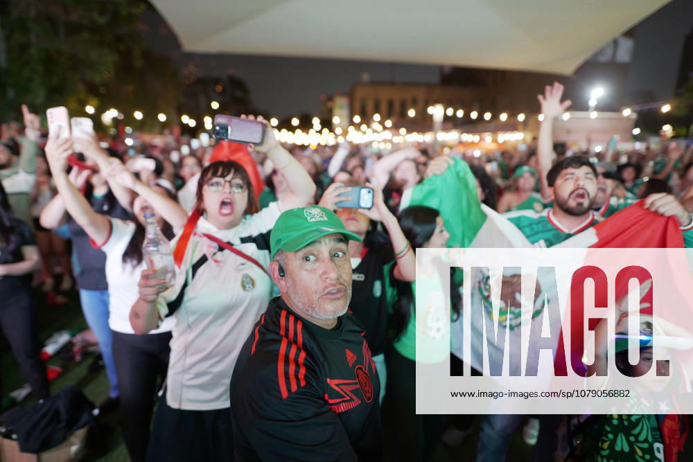 Mexico defeated Ecuador 2–0, marking their first victory in a decisive match in 40 years Fans of the Mexican national team, Nationalteam gathered to support the team and celebrate the World Cup victory over Ecuador. Los Angeles California United States