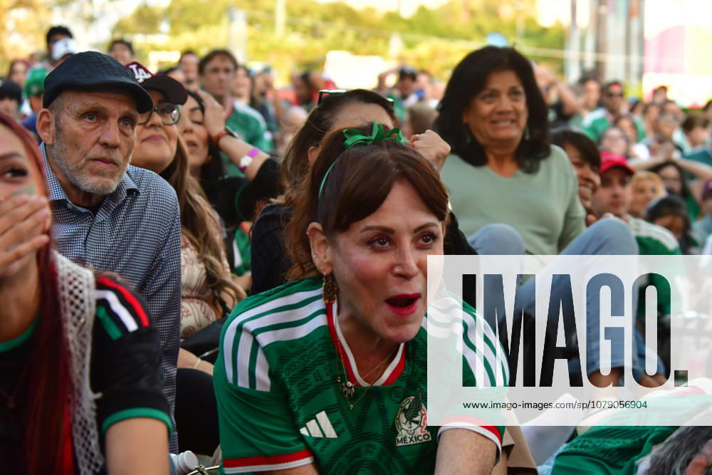 Mexico defeated Ecuador 2–0, marking their first victory in a decisive match in 40 years Fans of the Mexican national team, Nationalteam gathered to support the team and celebrate the World Cup victory over Ecuador. Los Angeles California United States