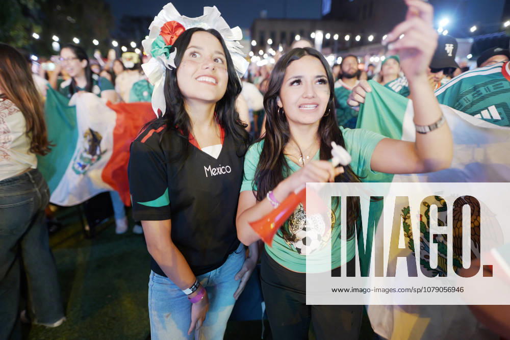 Mexico defeated Ecuador 2–0, marking their first victory in a decisive match in 40 years Fans of the Mexican national team, Nationalteam gathered to support the team and celebrate the World Cup victory over Ecuador. Los Angeles California United States