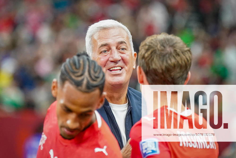 Canada Soccer 2026 FIFA World Cup Round of 32 Switzerland vs. Algeria BC Place Stadium, Vancouver Vladimir Petković Vladimir Petkovic, Algeria s head coach, was greeted by numerous players from his former Swiss team before kickoff