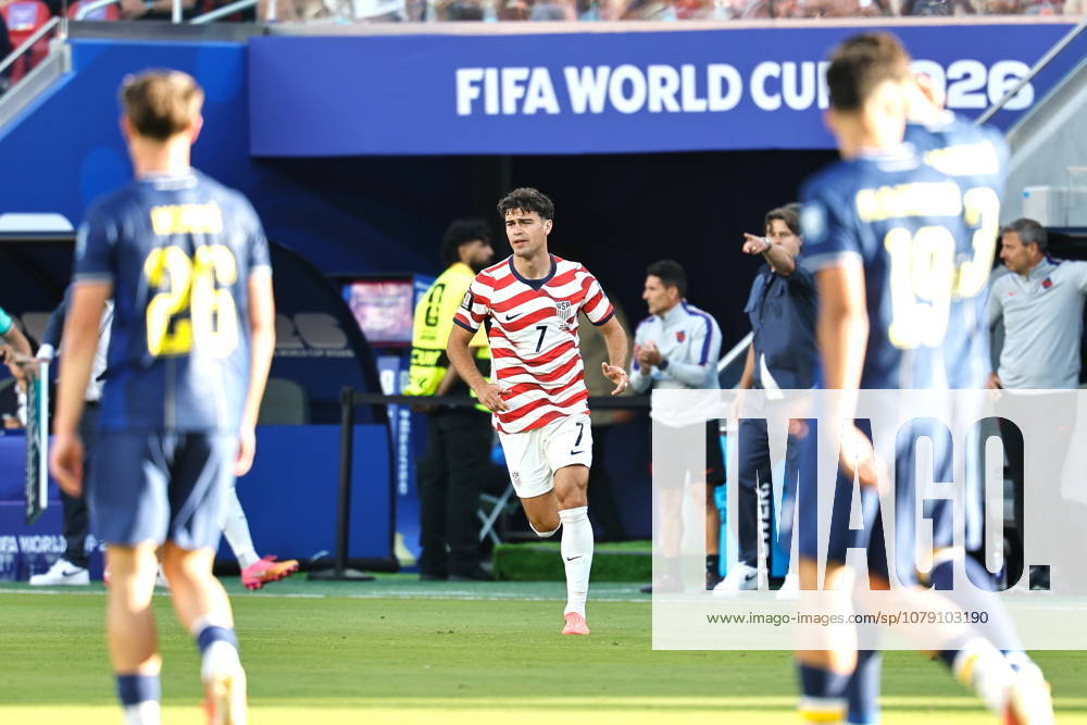 Giovanni Reyna (USA), JULY 1, 2026 - Football Soccer : FIFA World Cup, WM, Weltmeisterschaft, Fussball 2026 R32 match between United States of America - Bosnia and Herzegovina at the San Francisco Bay Area Stadium in Santa Clara, United States. Noxthirdxpartyxsales aflo_336636648 MutsuxKawamorix