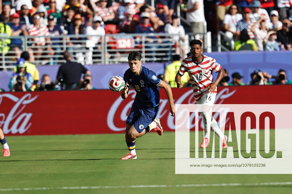 Kerim Alajbegovic (BIH), JULY 1, 2026 - Football Soccer : FIFA World Cup, WM, Weltmeisterschaft, Fussball 2026 R32 match between United States of America - Bosnia and Herzegovina at the San Francisco Bay Area Stadium in Santa Clara, United States. Noxthirdxpartyxsales aflo_336636821 MutsuxKawamorix