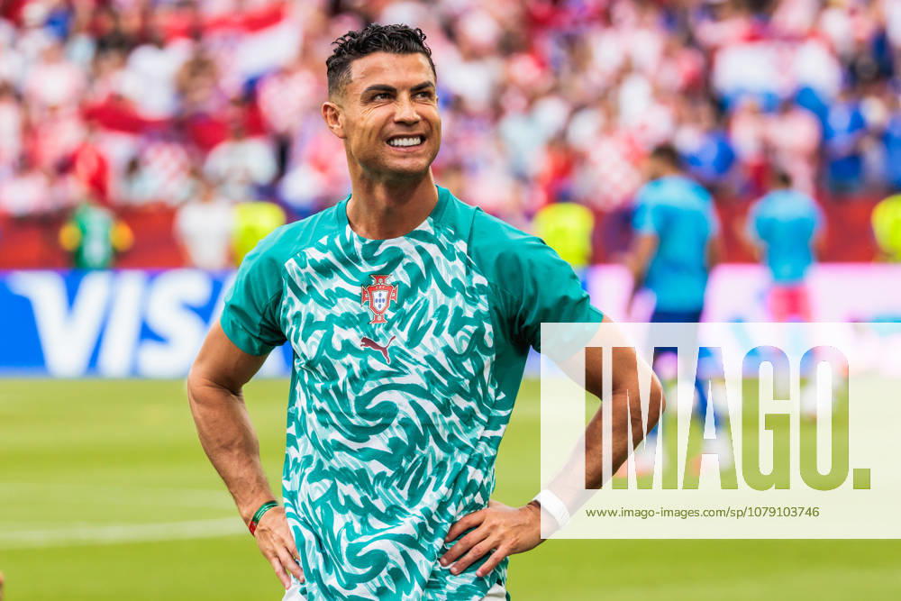 TORONTO, ON - JULY 02: Forward Cristiano Ronaldo (7) of Portugal is seen before the FIFA World Cup, WM, Weltmeisterschaft, Fussball 2026 Round of 32 match between Portugal and Croatia on July 02, 2026, at Toronto Stadium in Toronto, ON. (Photo by Mathew Tsang Icon Sportswire) SOCCER: JUL 02 FIFA World Cup 26 Round of 32 - Portugal v Croatia Icon260702071