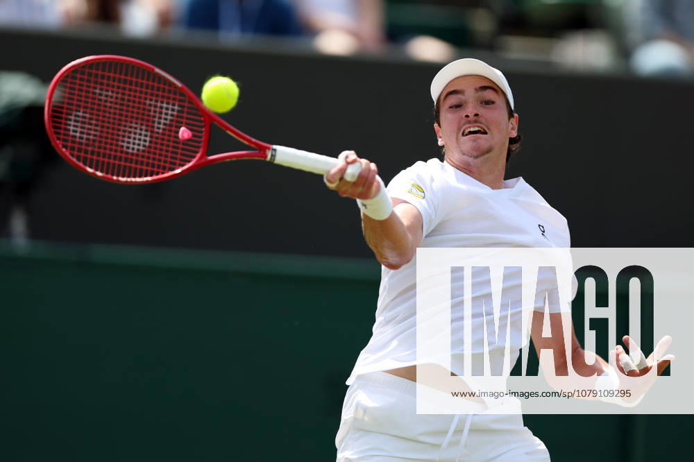 Joao Fonseca during his third round match Wimbledon Tennis Championships, Day 5, The All England Lawn Tennis and Croquet Club, London, UK - 03 Jul 2026London The All England Lawn Tennis and United Kingdom
