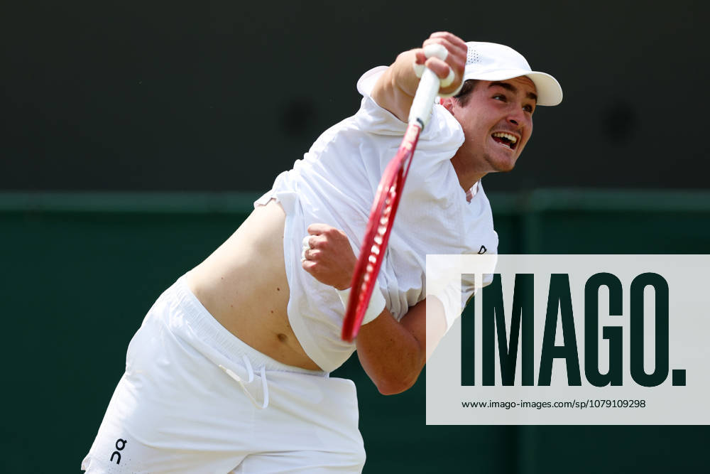 Joao Fonseca during his third round match Wimbledon Tennis Championships, Day 5, The All England Lawn Tennis and Croquet Club, London, UK - 03 Jul 2026London The All England Lawn Tennis and United Kingdom