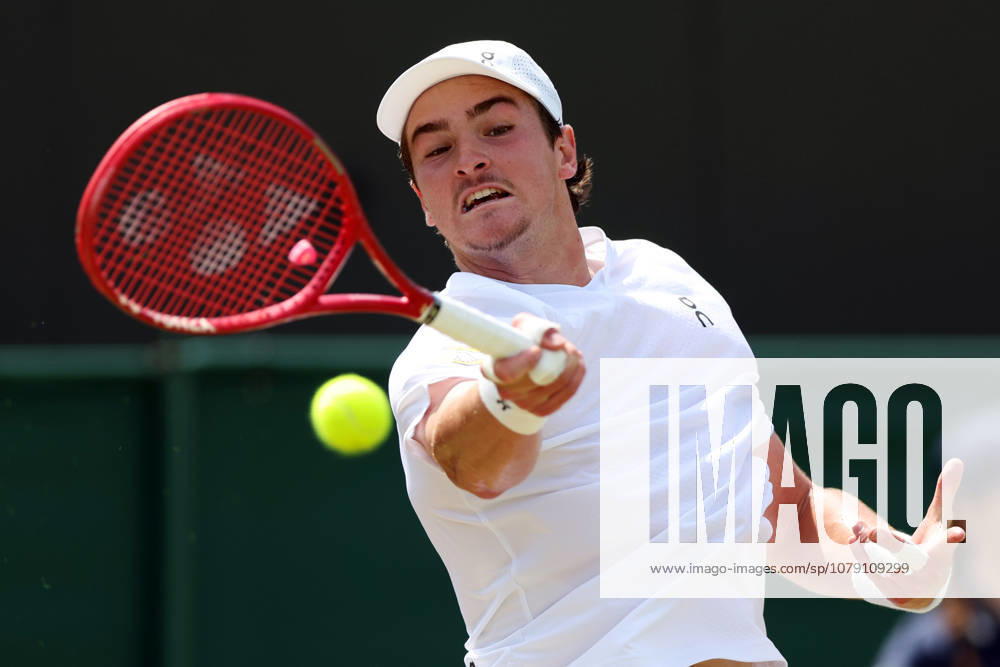 Joao Fonseca during his third round match Wimbledon Tennis Championships, Day 5, The All England Lawn Tennis and Croquet Club, London, UK - 03 Jul 2026London The All England Lawn Tennis and United Kingdom