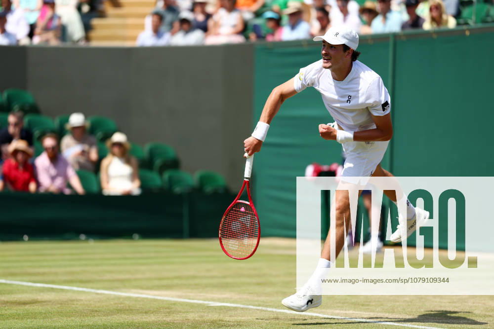 Joao Fonseca during his third round match Wimbledon Tennis Championships, Day 5, The All England Lawn Tennis and Croquet Club, London, UK - 03 Jul 2026London The All England Lawn Tennis and United Kingdom