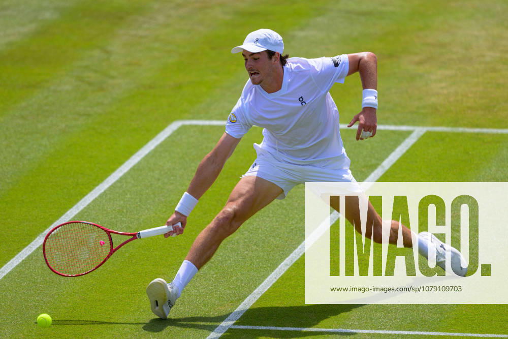 Day Five: The Championships - Wimbledon 2026 LONDON, ENGLAND JULY 03 - Joao Fonseca of Brazil during Gentlemen s Single Third Round against Roman Safiullin of Russia at The Wimbledon Lawn Tennis Championship at Wimbledon on July 03, 2026 in London, England. (Photo by Keeran Marquis)