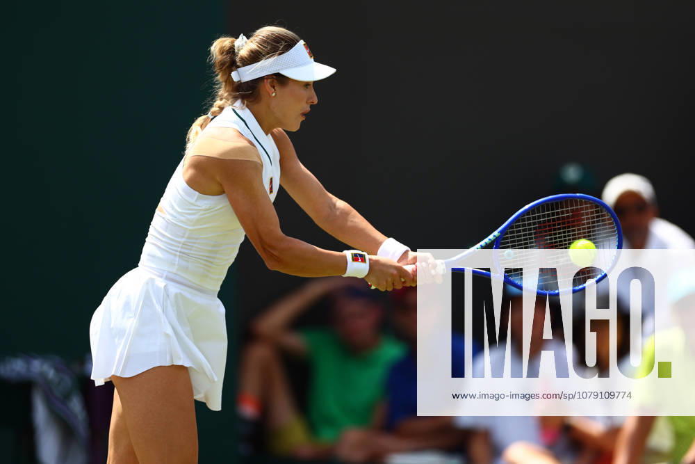 Anna Kalinskaya during her third round match Wimbledon Tennis Championships, Day 5, The All England Lawn Tennis and Croquet Club, London, UK - 03 Jul 2026London The All England Lawn Tennis and United Kingdom