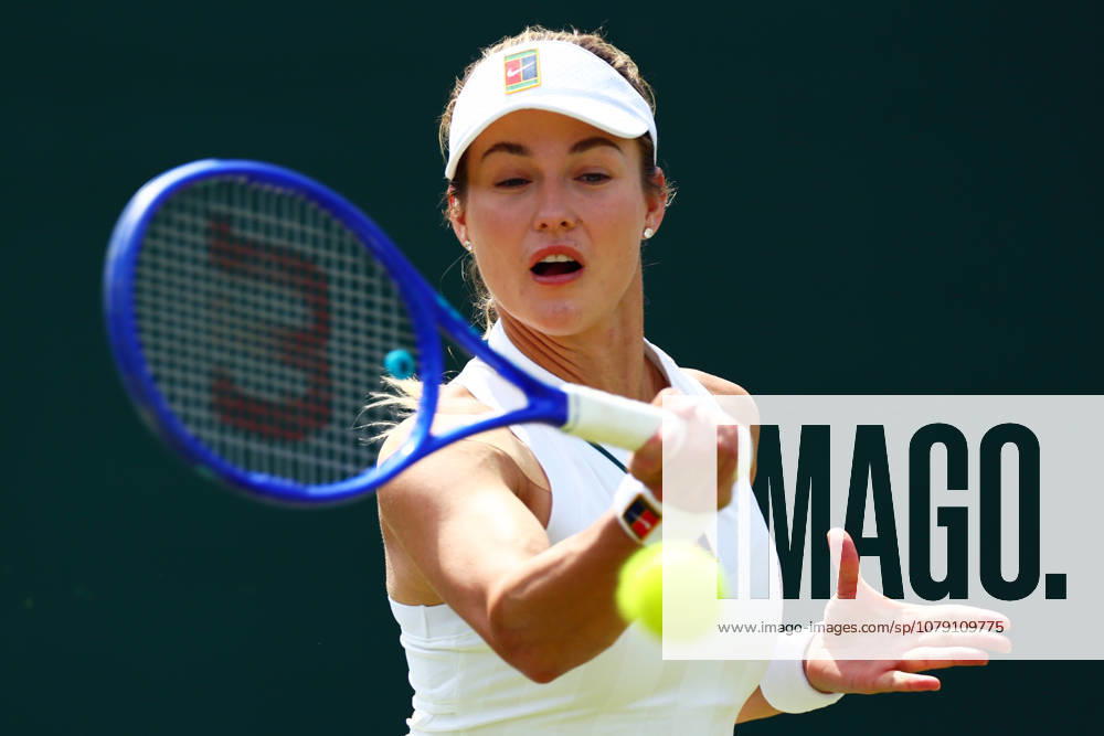 Anna Kalinskaya during her third round match Wimbledon Tennis Championships, Day 5, The All England Lawn Tennis and Croquet Club, London, UK - 03 Jul 2026London The All England Lawn Tennis and United Kingdom