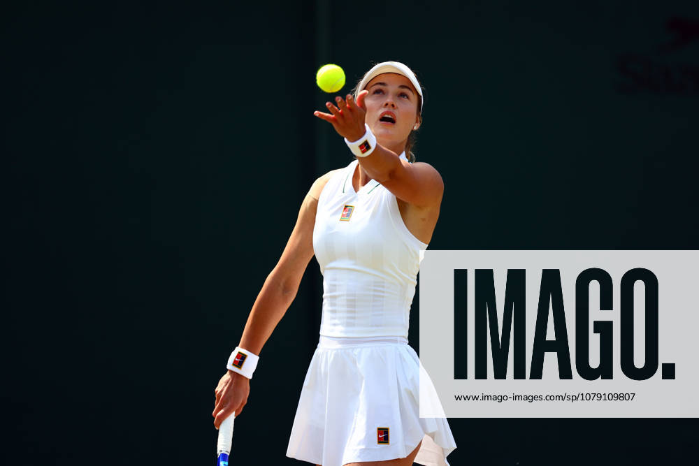Anna Kalinskaya during her third round match Wimbledon Tennis Championships, Day 5, The All England Lawn Tennis and Croquet Club, London, UK - 03 Jul 2026London The All England Lawn Tennis and United Kingdom