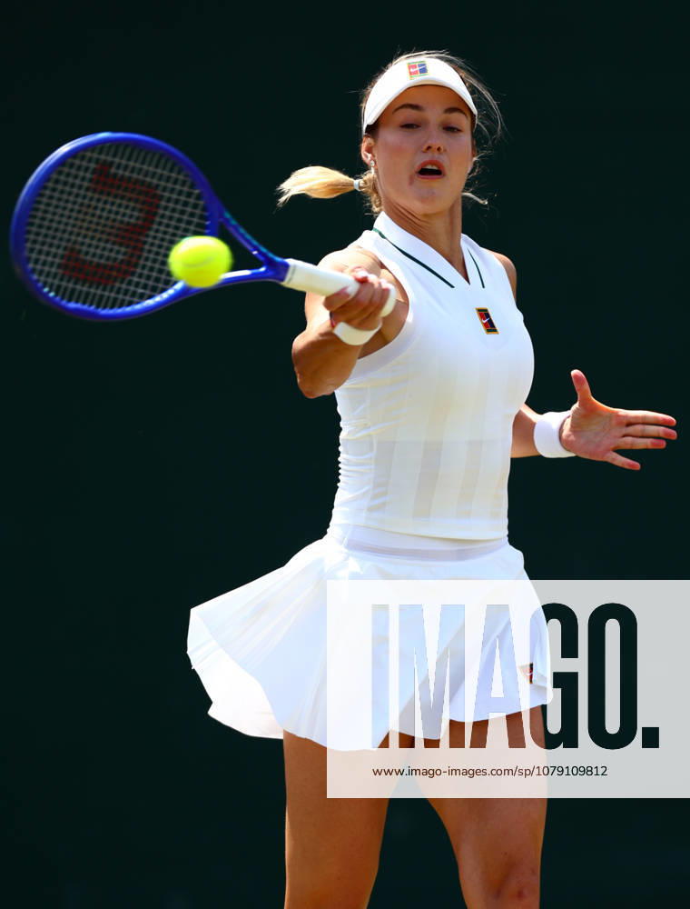 Anna Kalinskaya during her third round match Wimbledon Tennis Championships, Day 5, The All England Lawn Tennis and Croquet Club, London, UK - 03 Jul 2026London The All England Lawn Tennis and United Kingdom