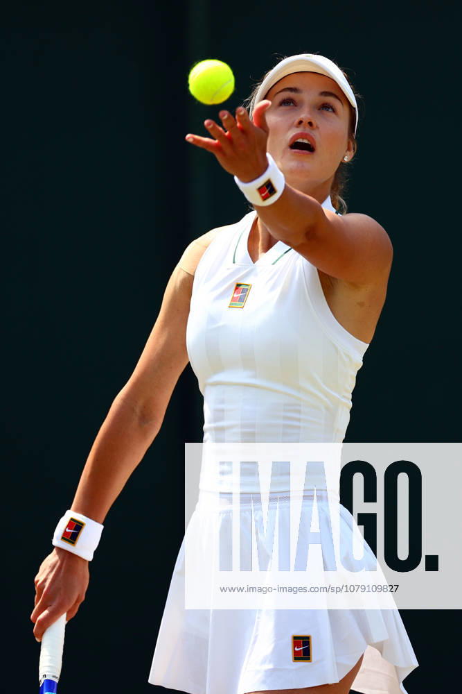 Anna Kalinskaya during her third round match Wimbledon Tennis Championships, Day 5, The All England Lawn Tennis and Croquet Club, London, UK - 03 Jul 2026London The All England Lawn Tennis and United Kingdom