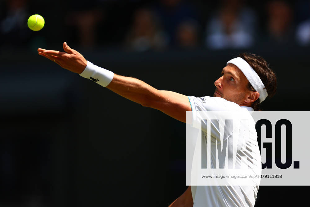 Arthur Rinderknech during his third round match Wimbledon Tennis Championships, Day 5, The All England Lawn Tennis and Croquet Club, London, UK - 03 Jul 2026London The All England Lawn Tennis and United Kingdom