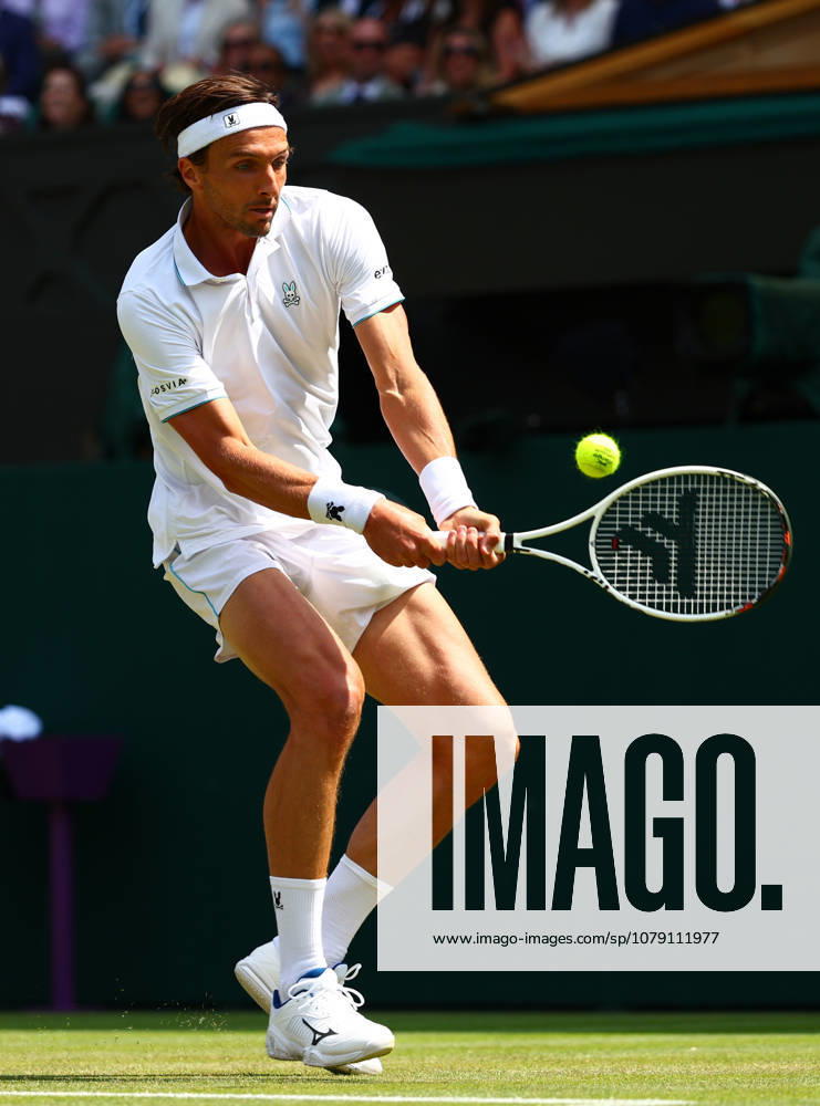 Arthur Rinderknech during his third round match Wimbledon Tennis Championships, Day 5, The All England Lawn Tennis and Croquet Club, London, UK - 03 Jul 2026London The All England Lawn Tennis and United Kingdom