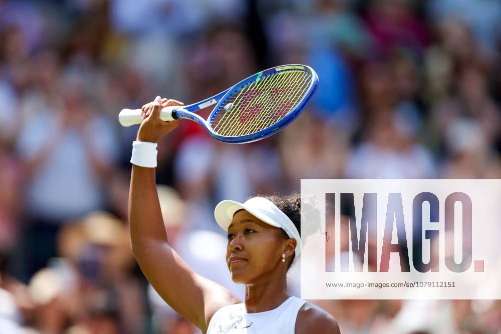 Naomi Osaka celebrates victory in her third round match Wimbledon Tennis Championships, Day 5, The All England Lawn Tennis and Croquet Club, London, UK - 03 Jul 2026London The All England Lawn Tennis and United Kingdom